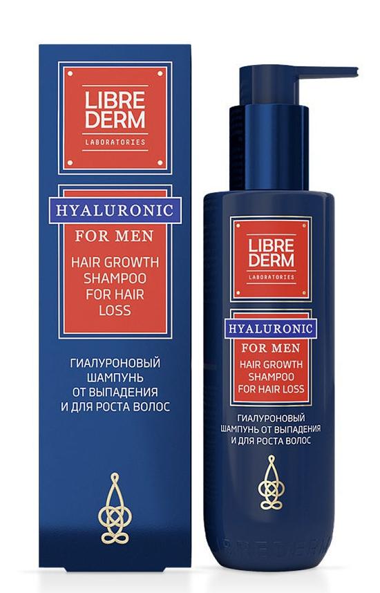 Librederm ForMen Гиалуроновый шампунь от выпадения и для роста волос 200 мл