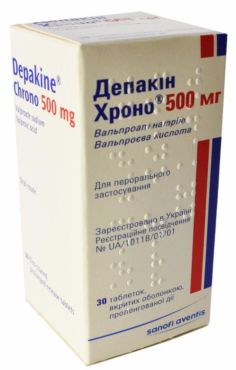 Депакин Хроно 500мг N30 (Р)#
