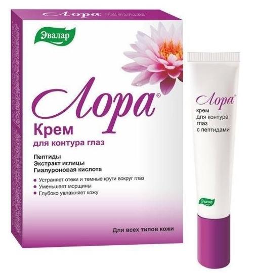 Лора Крем д/конт.глаз 15г с пептидами (Р)