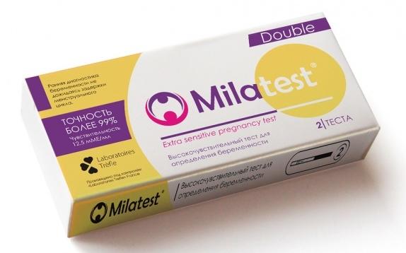 Тест-пол. д/опр.берем.Milatest N2 Double (Р)