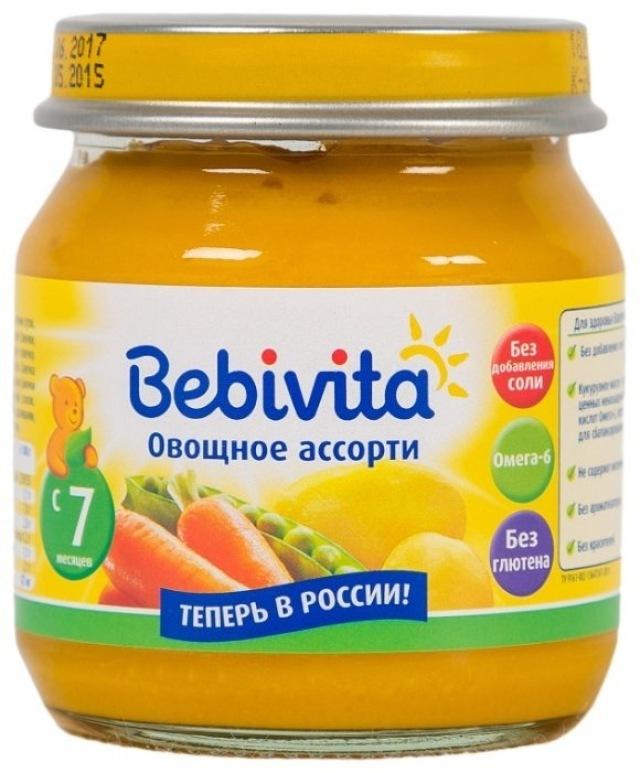 BEBIVITA Пюре Овощное Ассорти