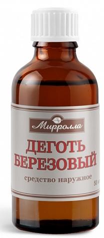 Деготь березовый «Мирролла» 50мл