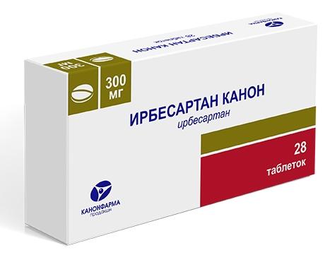 Ирбесартан Канон таб. 300мг №28