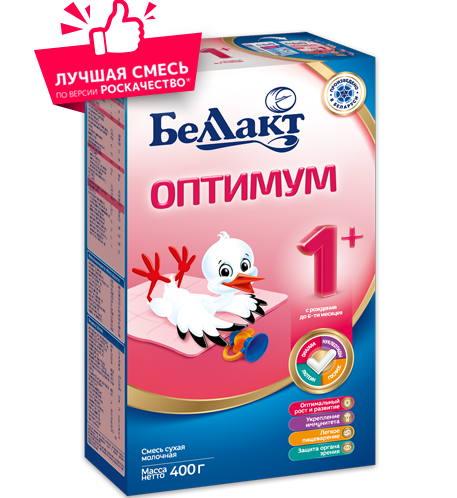 Беллакт Оптимум 1 Смесь сухая молочная 400 г (0-6)