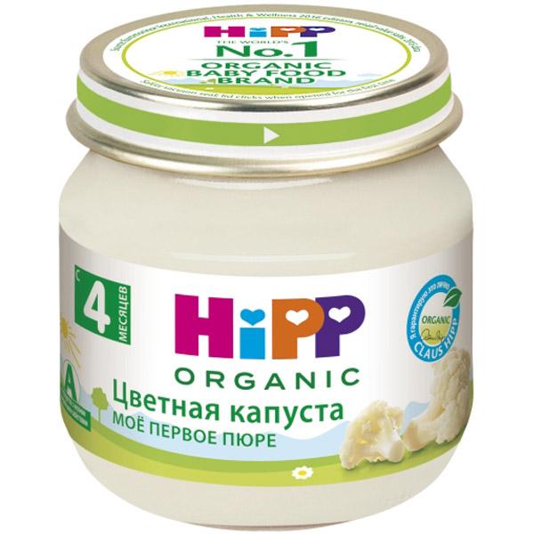 HiPP Пюре"Мое перв.пюре" цвет.капуста 80г (с 4мес) (Р) (ПТ)