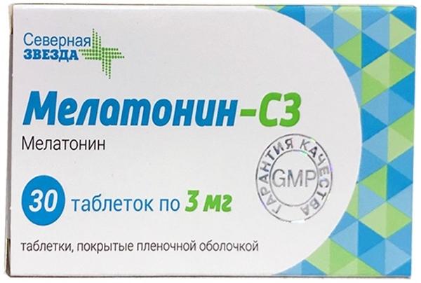 Мелатонин-СЗ таб.3мг N30 (Р)