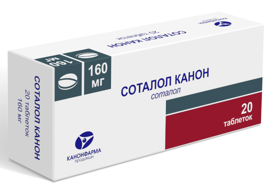 Соталол Канон таб. 160мг N20 (Р)#