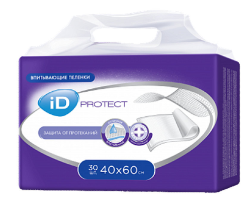 Пеленка iD Protect 40х60 N30 (Р)