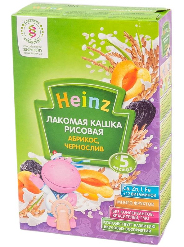 Heinz Лакомая Рисовая кашка с абрикосом и черносливом