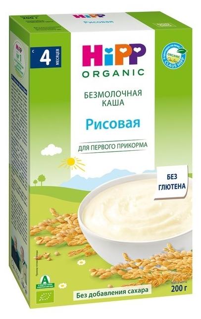 HiPP Безмолочная зерновая каша "Рисовая" 200 г (4+)