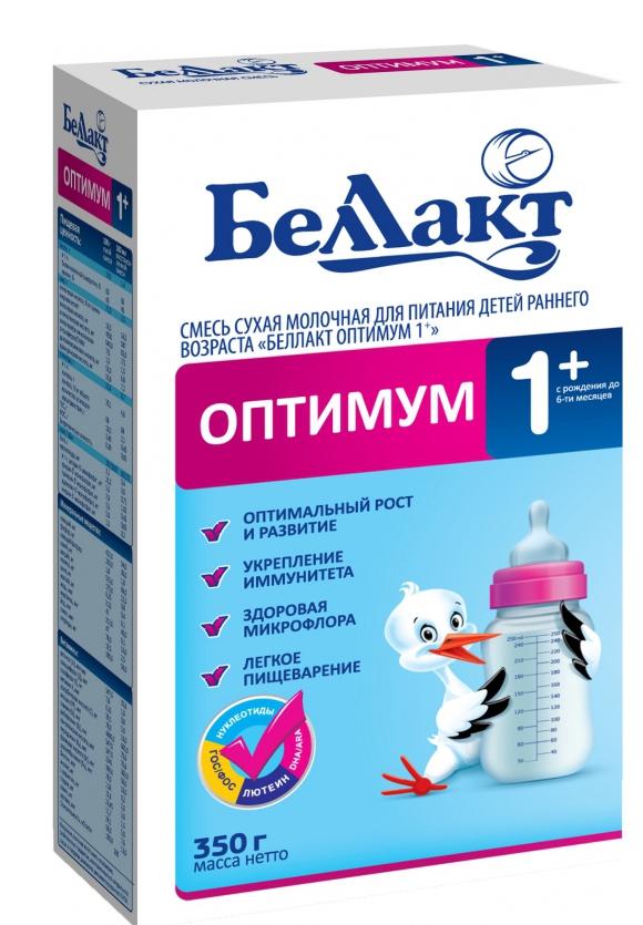 Беллакт Оптимум 1 Смесь сухая молочная 350 г (0-6)