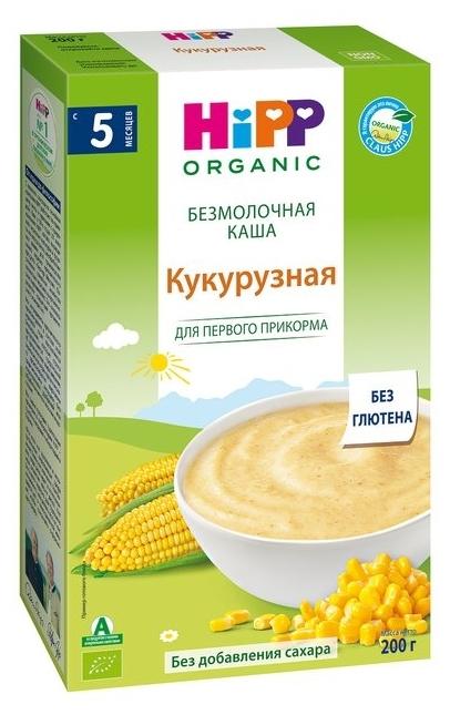 HiPP Безмолочная зерновая каша "100% Кукурузная" 200 г (5+)