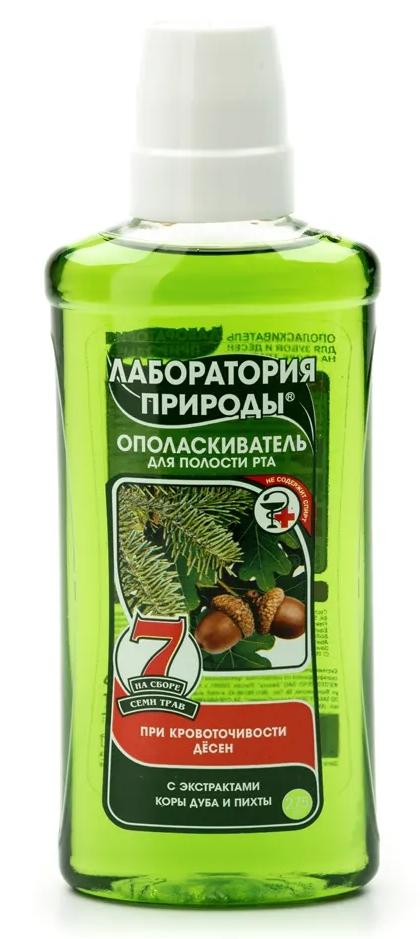 Ополаскиватель для полости рта Лаборатория природы Кора дуба и пихты 275мл