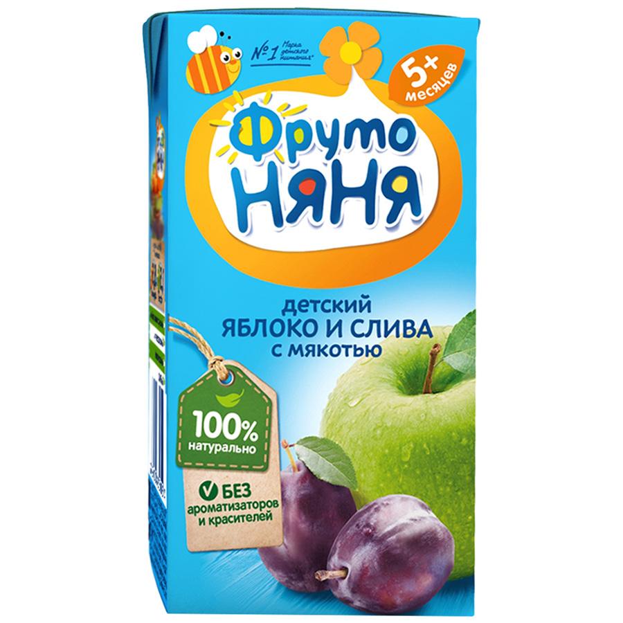 Фруто Няня Нектар Яблоко-слива с мякотью