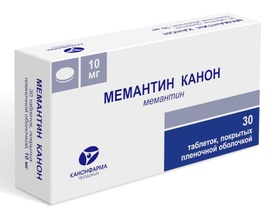 Мемантин Канон 10мг N 30 (Р)#