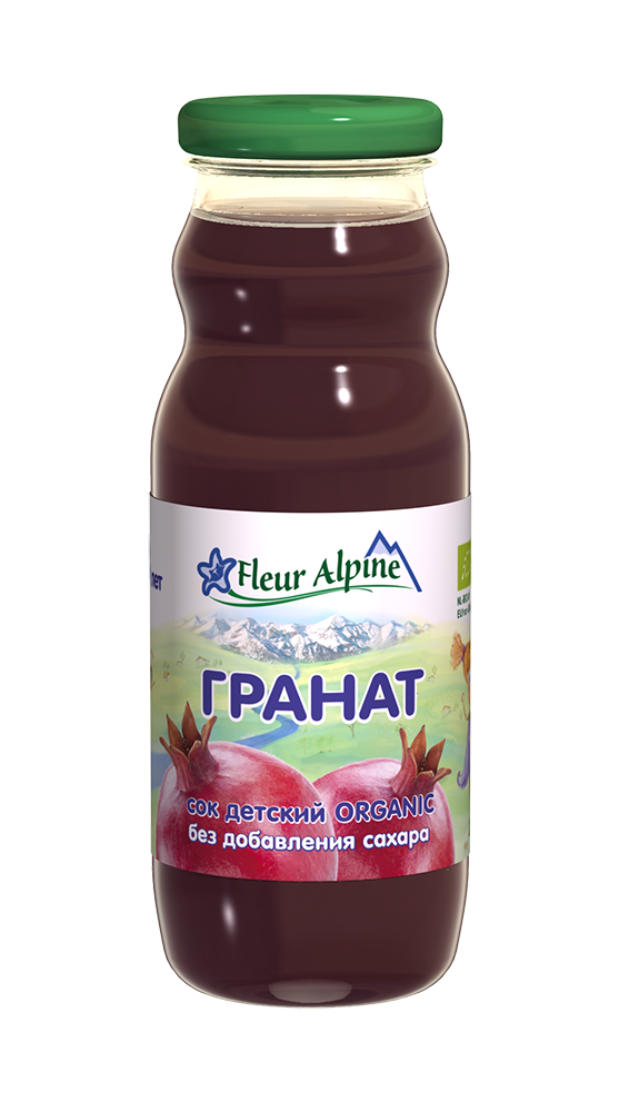 Fleur Alpine ORGANIC (ФА) Детский сок ГРАНАТОВЫЙ