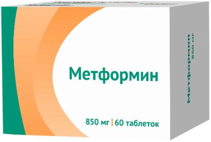 Метформин таб. 850мг N60 (банка) (Р) Озон#