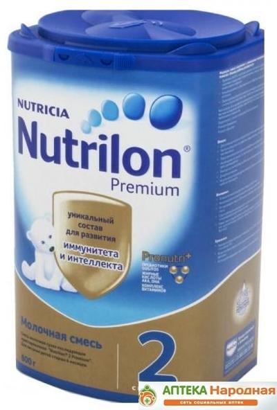Nutrilon Premium-2 Сухая адаптированная молочная смесь 800 г (6+)