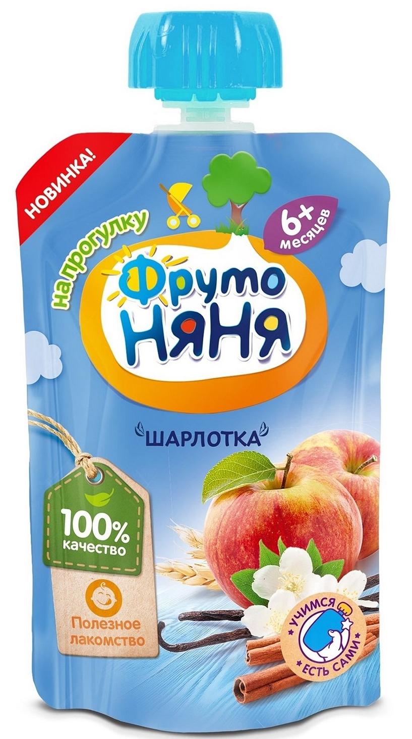 Фруто Няня Пюре Шарлотка Яблоко-Печенье