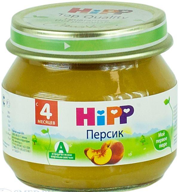 HiPP Мое Первое Пюре Персик 80 г (4+)