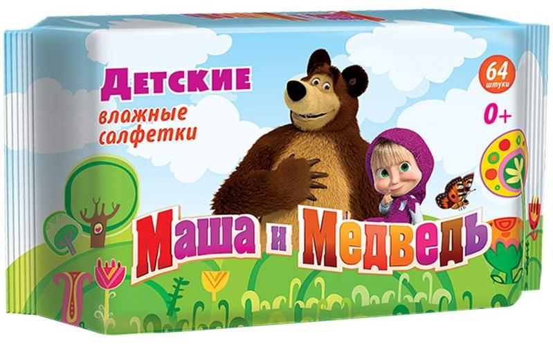 Салфетка влажная детская Маша и Медведь №64