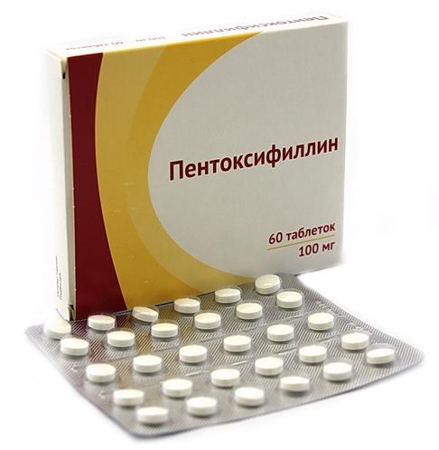 Пентоксифиллин таб. п/о 100мг N60 (Р) Озон