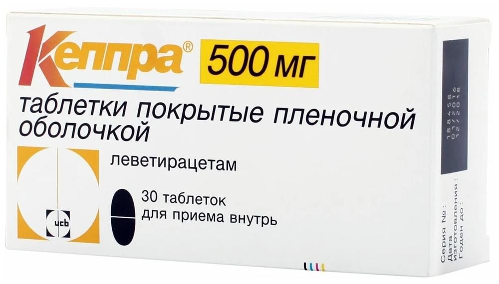 Кеппра таб. п/о 500мг N30 (Р)#