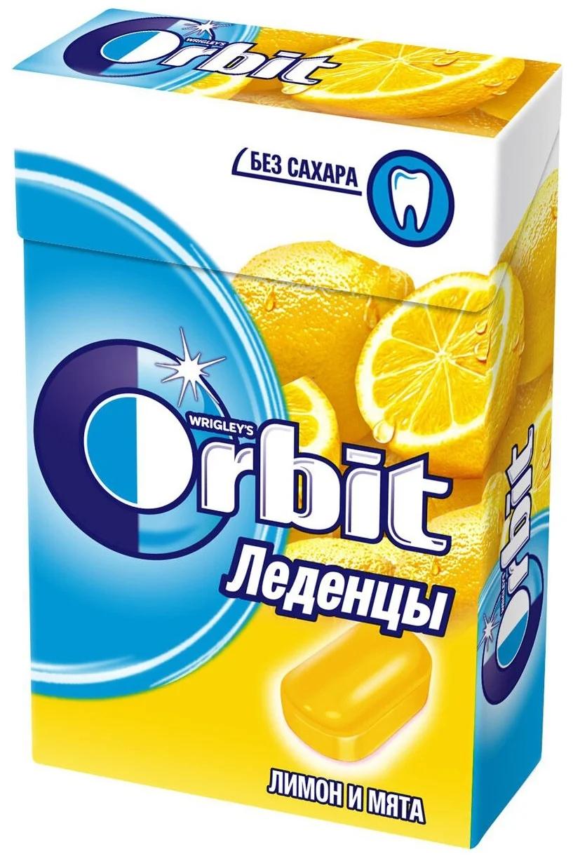 Леденцы Orbit Лимон-Мята