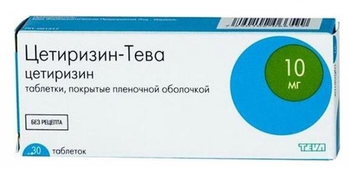 Цетиризин-Тева таб. 10мг N30 (Р)#