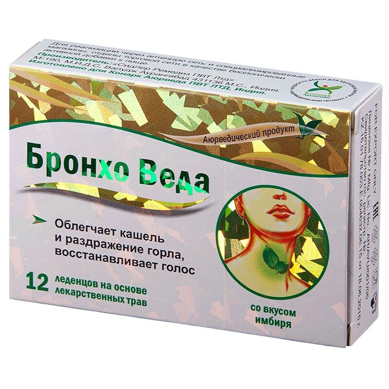 Бронхо Веда трав.лед. имбирь N12 (Р) (ПТ)