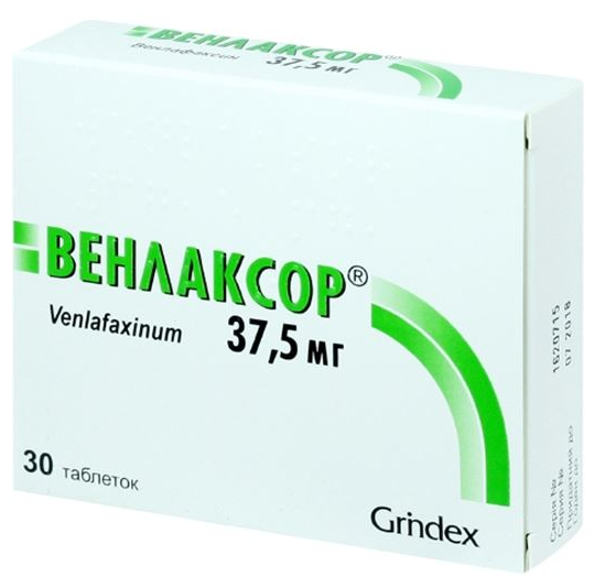 Венлаксор таб. 37.5мг N30 (Р)