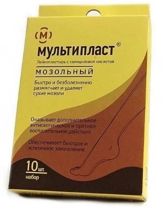 Мультипласт Набор пластырей Мозольный: 10 шт.