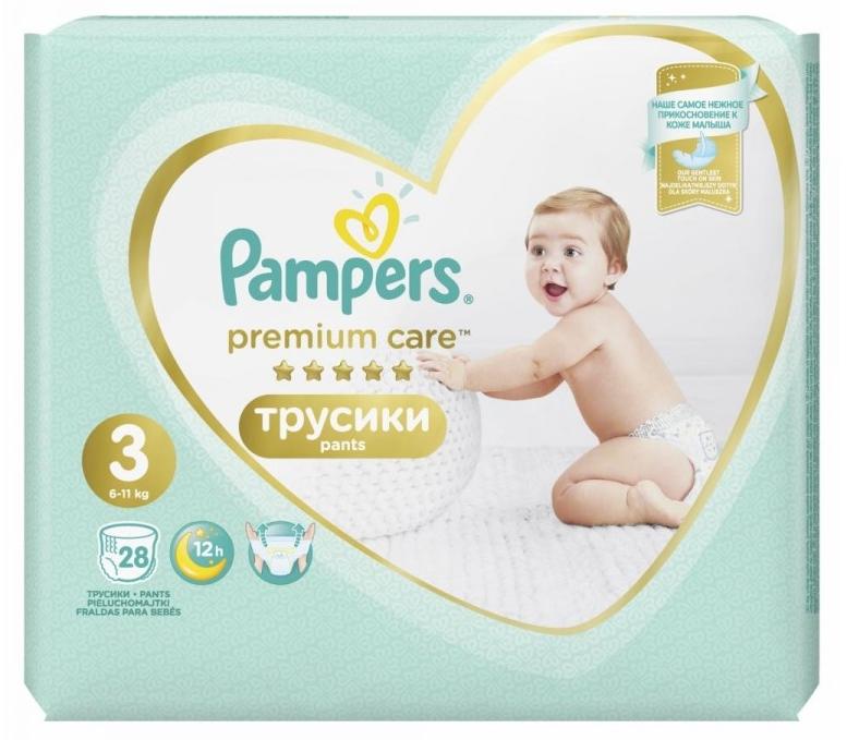 Подгузники-трусики Pampers Premium Care Pants р. 3 (6-11кг) №28