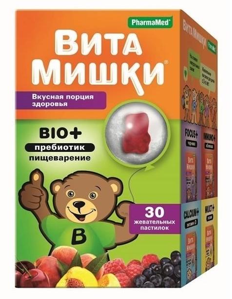 ВитаМишки BIO+пребиотик пастилки жевательные: 30 шт.