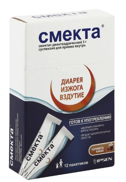 Смекта порошок для суспензии пакет 3г №12 (какао-карамель)