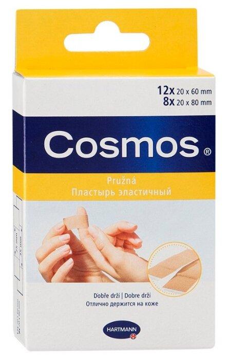 Cosmos Textile Elastic Пластырь 2 размера: 20 шт.