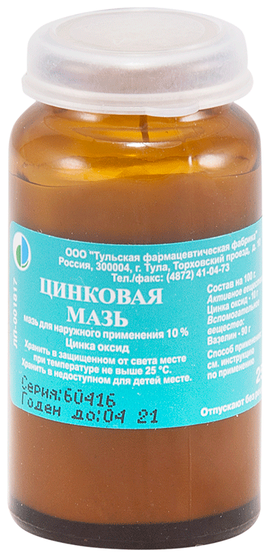 Мазь цинковая 10% 25 г (банка)