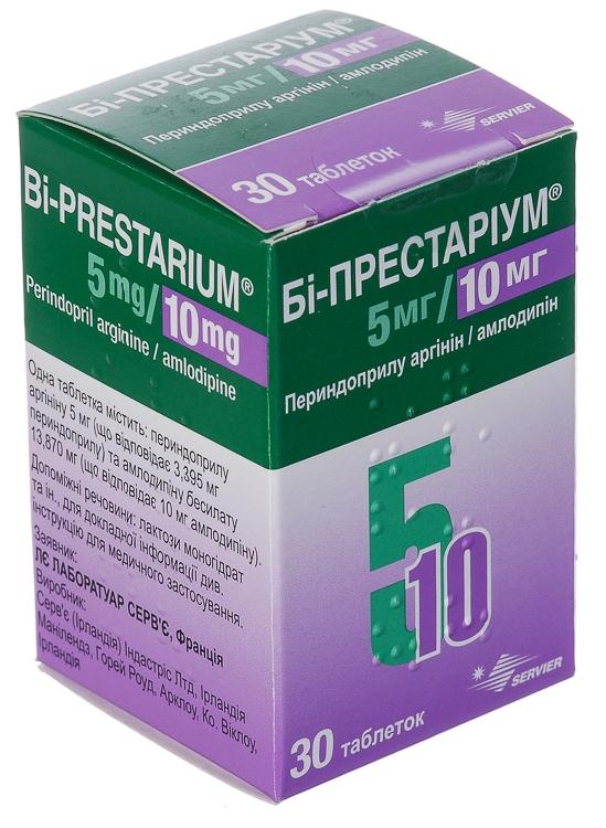 Би-Престариум таб. 5 мг+10 мг: 30 шт.