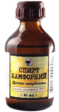 Спирт камфорный 10% 40мл