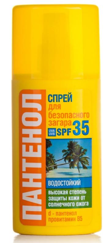 Лето! Спрей Пантенол SPF25 100мл д/безоп.заг.