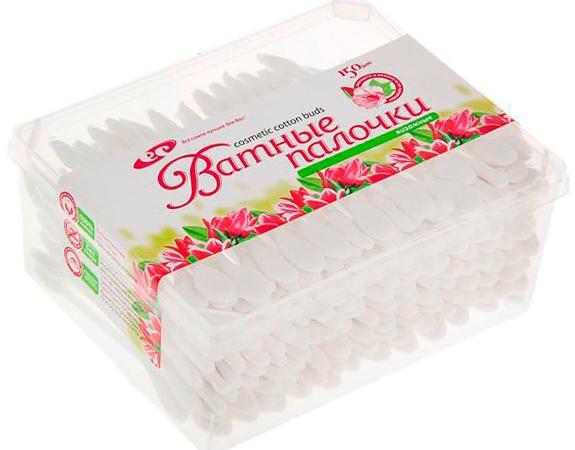 Палочки ватные (визажные): 150 шт.