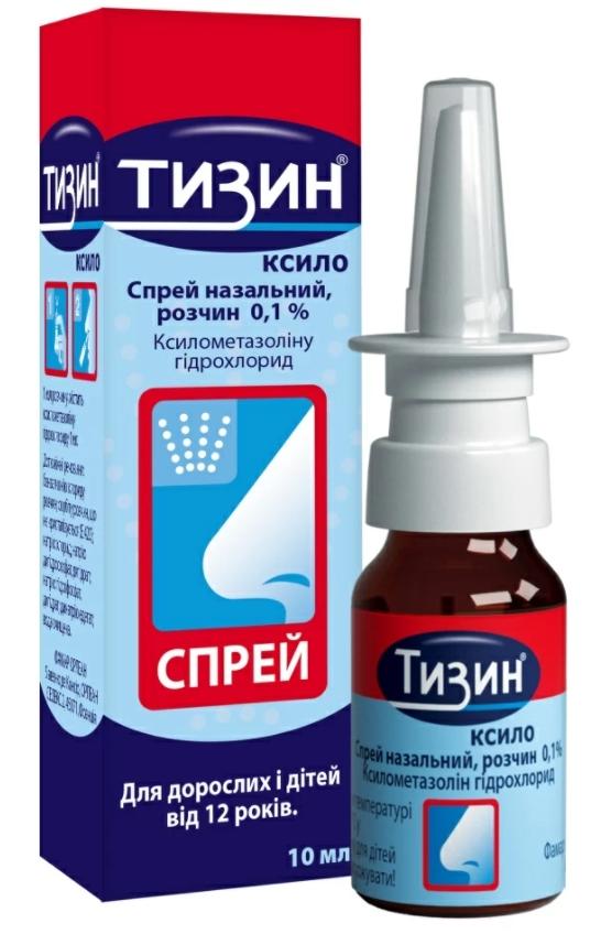 Тизин Ксило спрей назальный 0,1% 10мл
