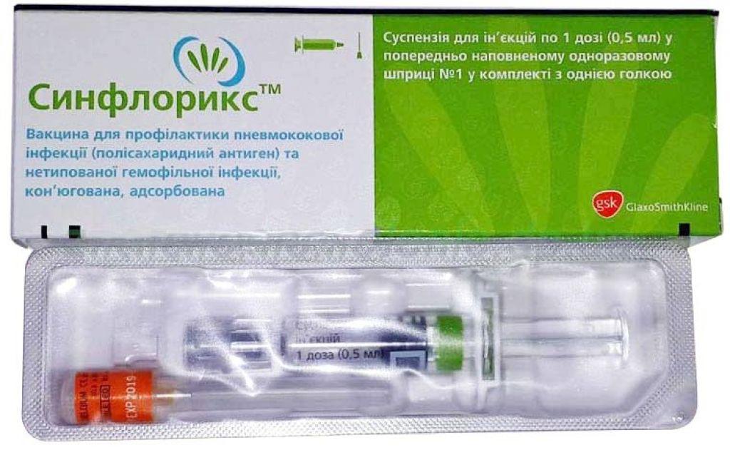 Вакцина Синфлорикс шприц 1доза/0,5 мл