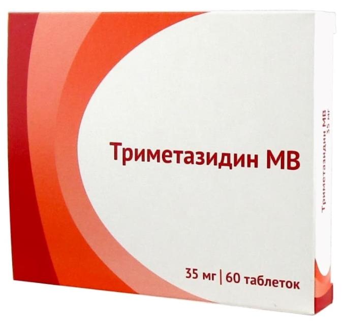 Триметазидин MB таб.п/о 35мг N60 (Р) Озон