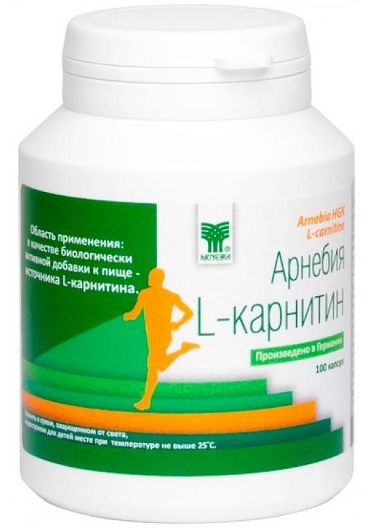 Арнебия L-карнитин капс.N100 (Р) (ПТ)