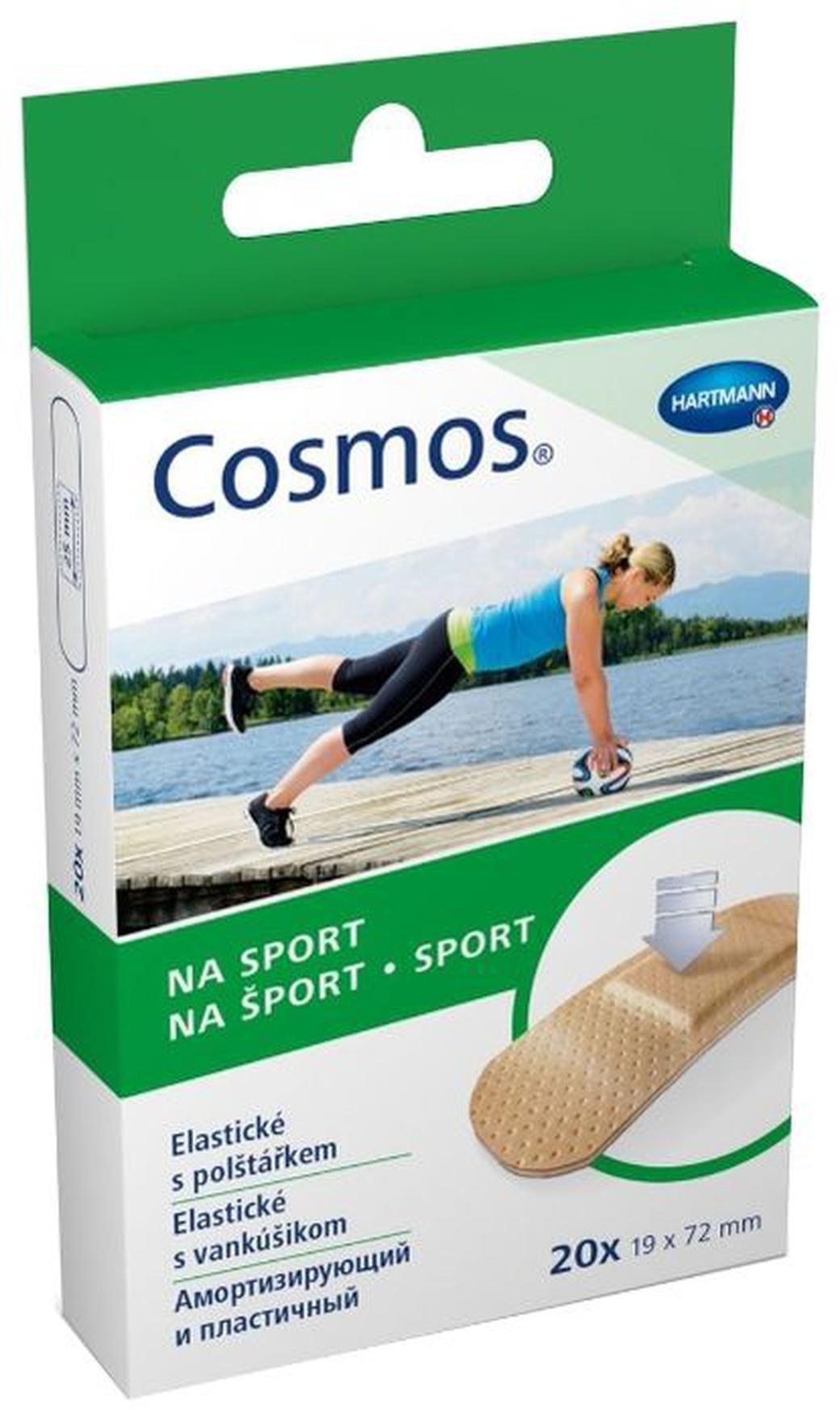 Cosmos Sport Пластырь мортизирующий 1,9х7,2 см: 20 шт.