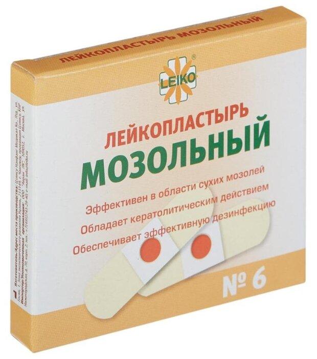 Leiko Пластырь мозольный 2х7 см № 6