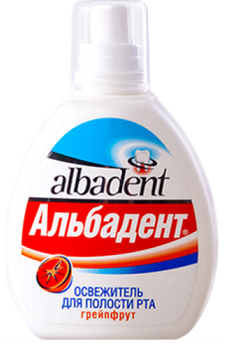 Освежитель д/рта спр."Альбадент" грейпфрут 35мл (Р)