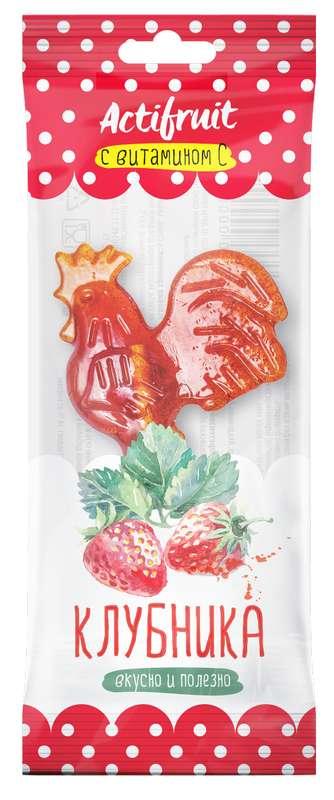 Петушок лед.карам.Клубника с вит.С 17г (Р) (ПТ)