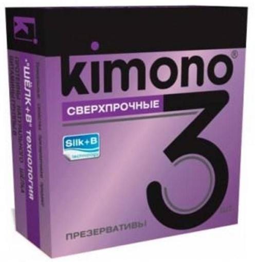 Презервативы Kimono Сверхпрочные № 3